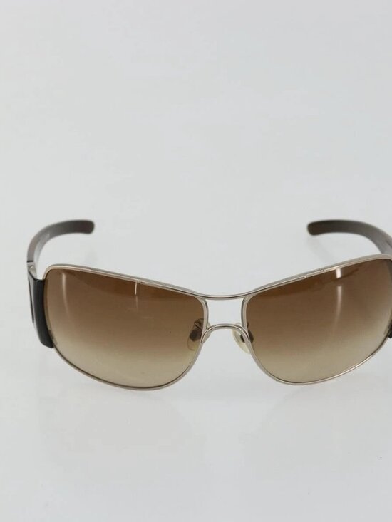 CHANEL Sunglasses plastic Brown CC Auth BA13437M main image 6